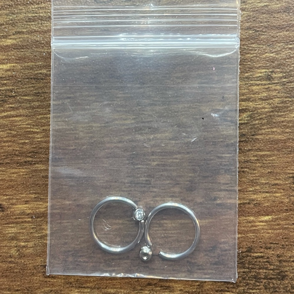 Captive Rhinestone Bead Earrings